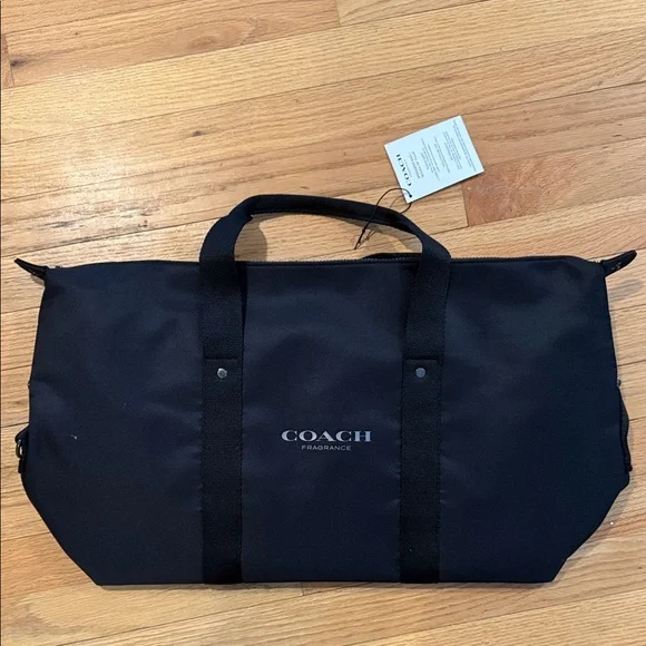 Coach Fragrance Large Black Weekender Duffle Bag Unisex - Picture 1 of 8